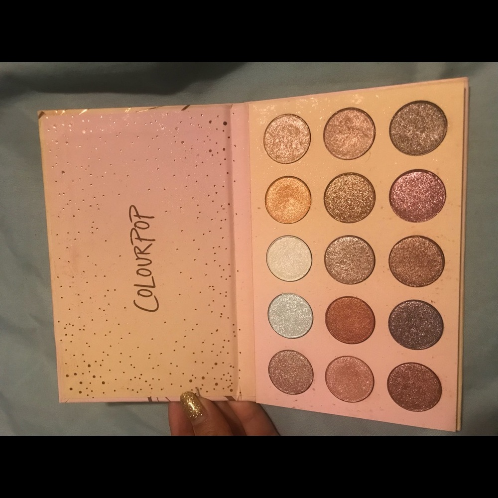 colourpop golden state of mind shadow palette